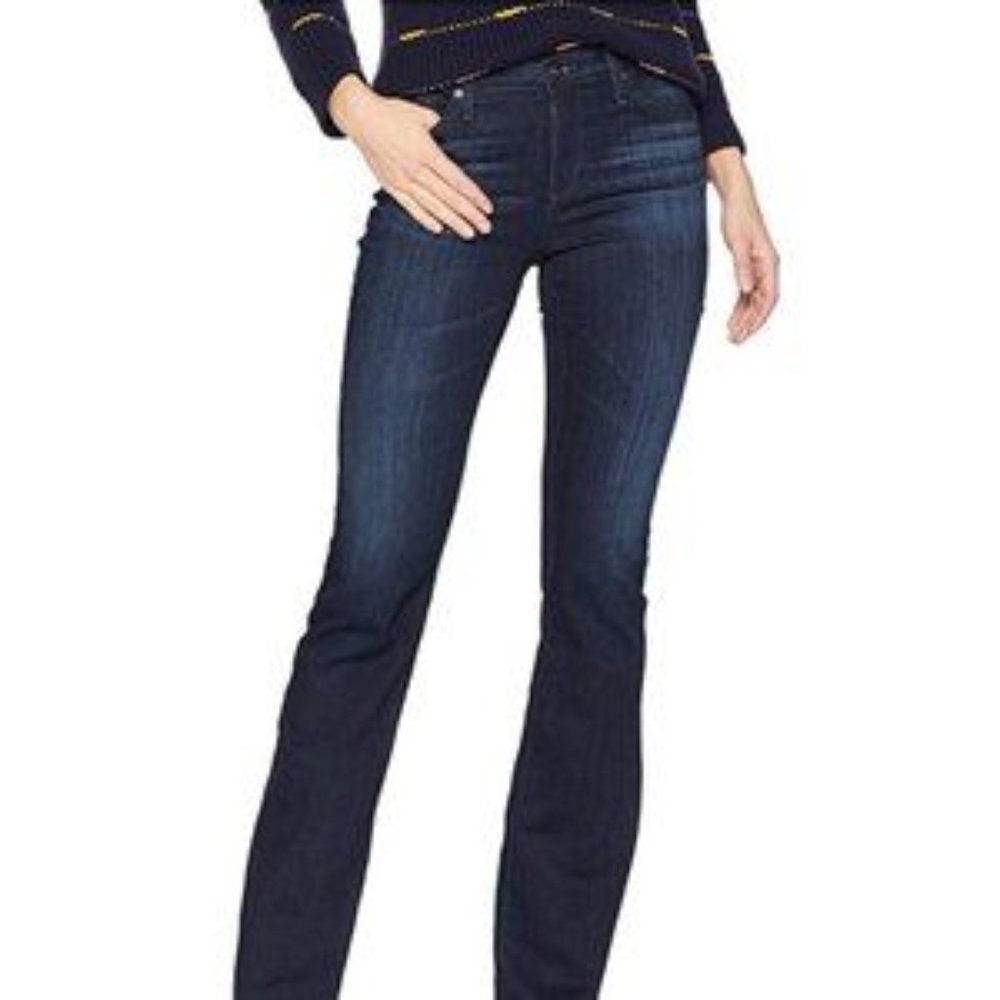 AG Adriano Goldschmied Jeans The Angel Boot‎ Cut Dark Denim Womens 30R